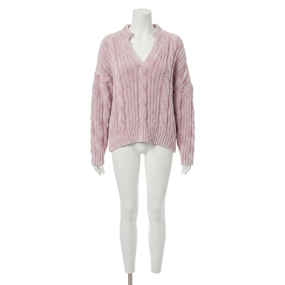 NEW YOUNG FABULOUS & BROKE women's auckland v-neck sweater in antique violet min